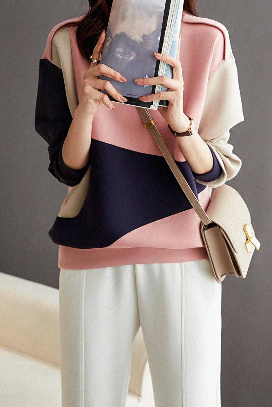 Bayline™ | Tweekleurig Sweatshirt