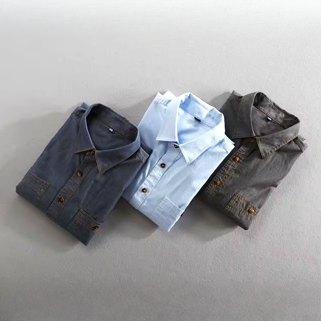 Bayline™ | Katoenen Shirt Met Lange Mouwen