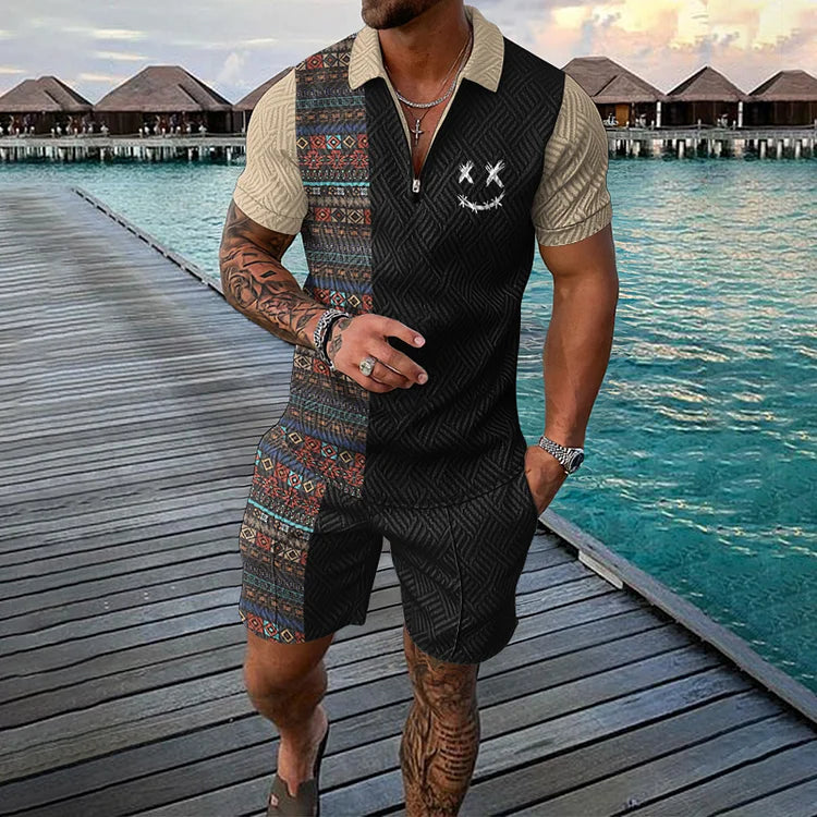 Bayline™ | Tijdreiziger Poloshirt & Korte Broek