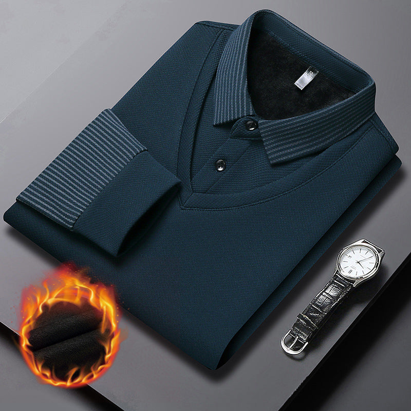 Bayline™ | Gestreept Tweedelig Shirt Met Kap