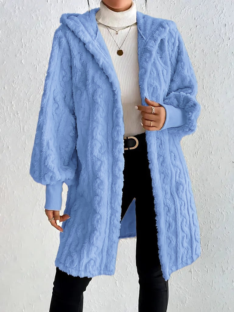 Bayline™ | Pluche Fleece Zacht Halflang Damesjas