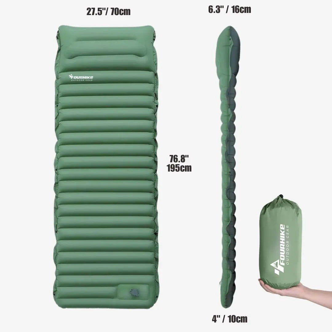 Bayline™ | Groene Wolk Ultra Comfort Slaapmat