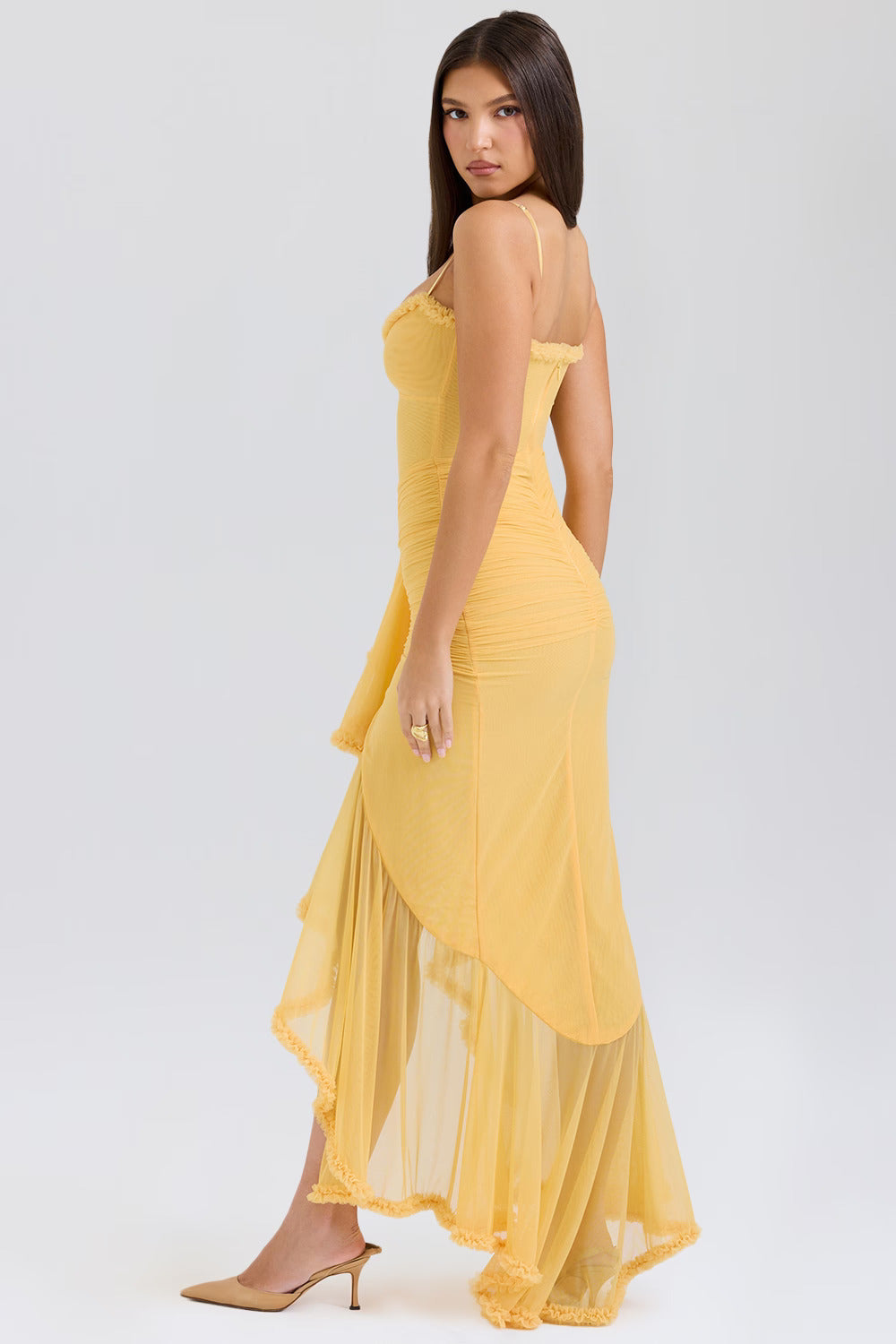 Bayline™ | Kriss Maxi Dress Geel