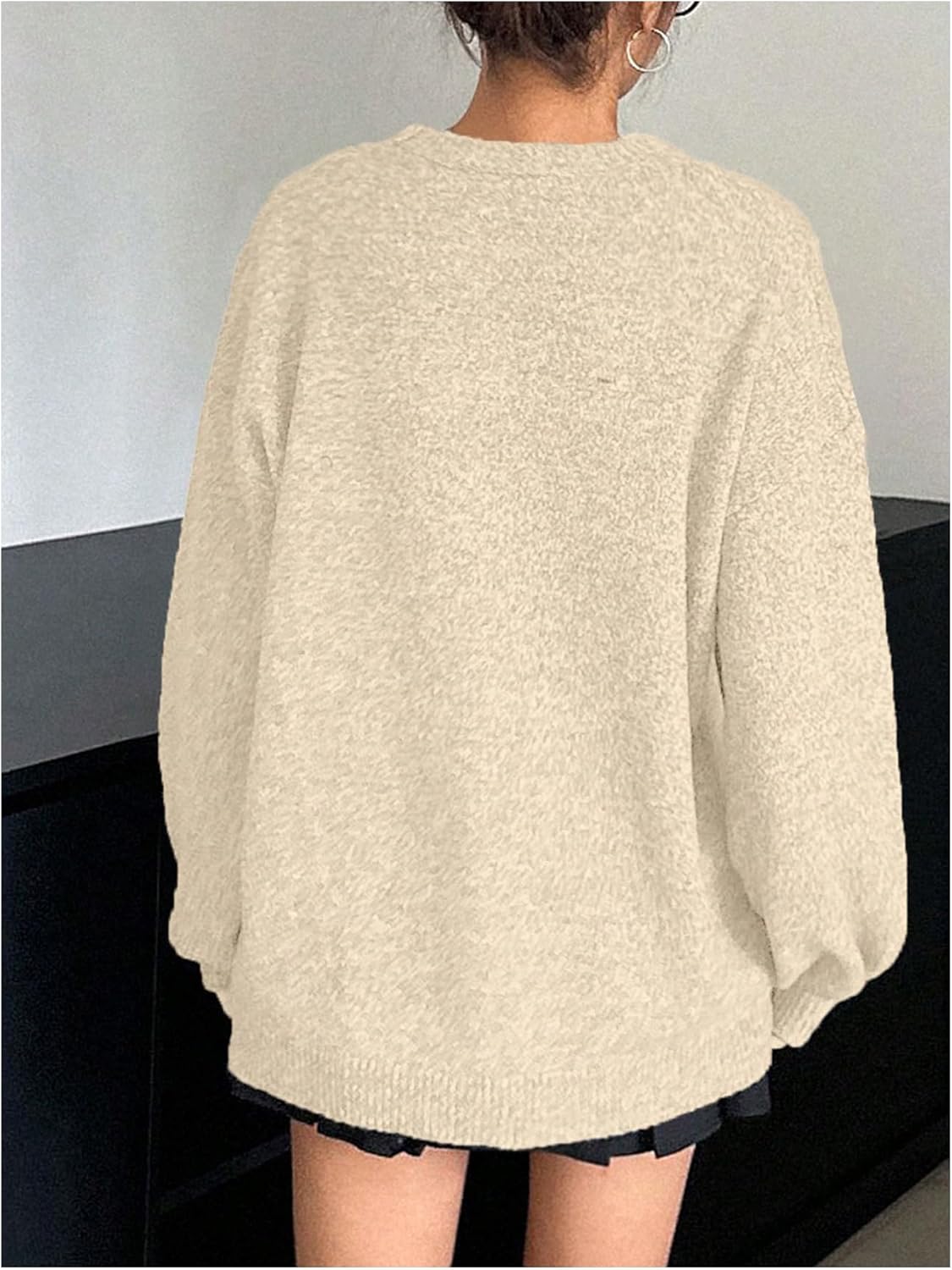 Bayline™ | Strik-Knoop Oversized Gebreide Trui