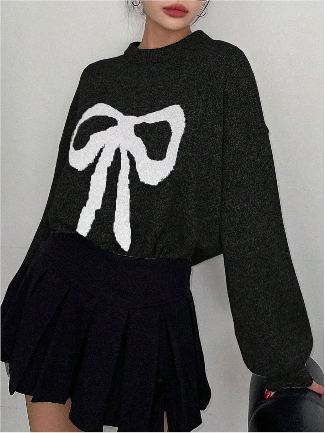 Bayline™ | Strik-Knoop Oversized Gebreide Trui