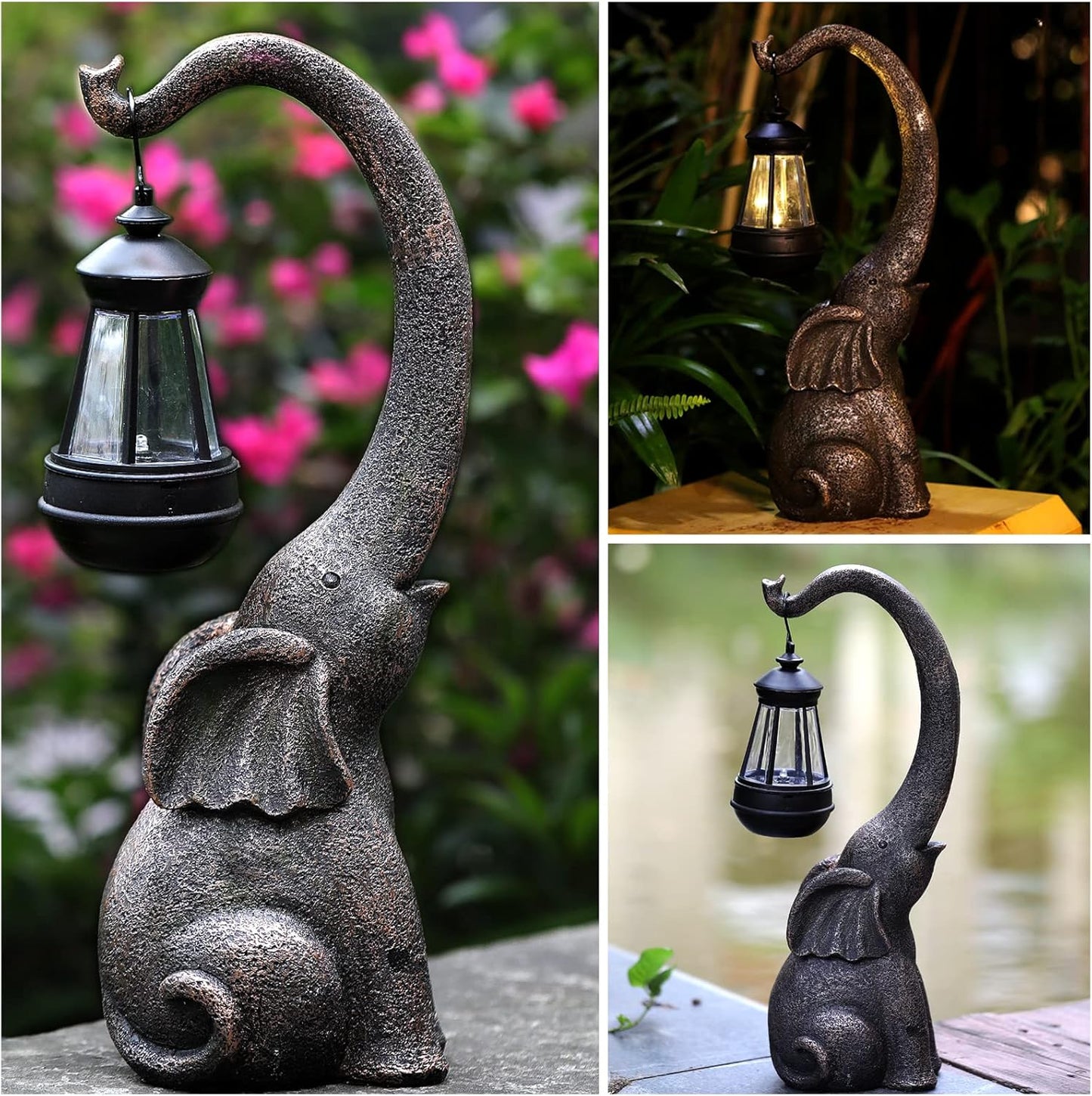 Bayline™ | Betoverde Olifant Solar Lamp