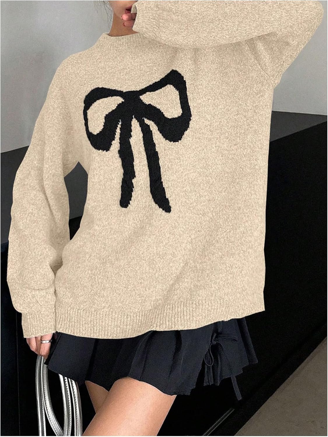 Bayline™ | Strik-Knoop Oversized Gebreide Trui
