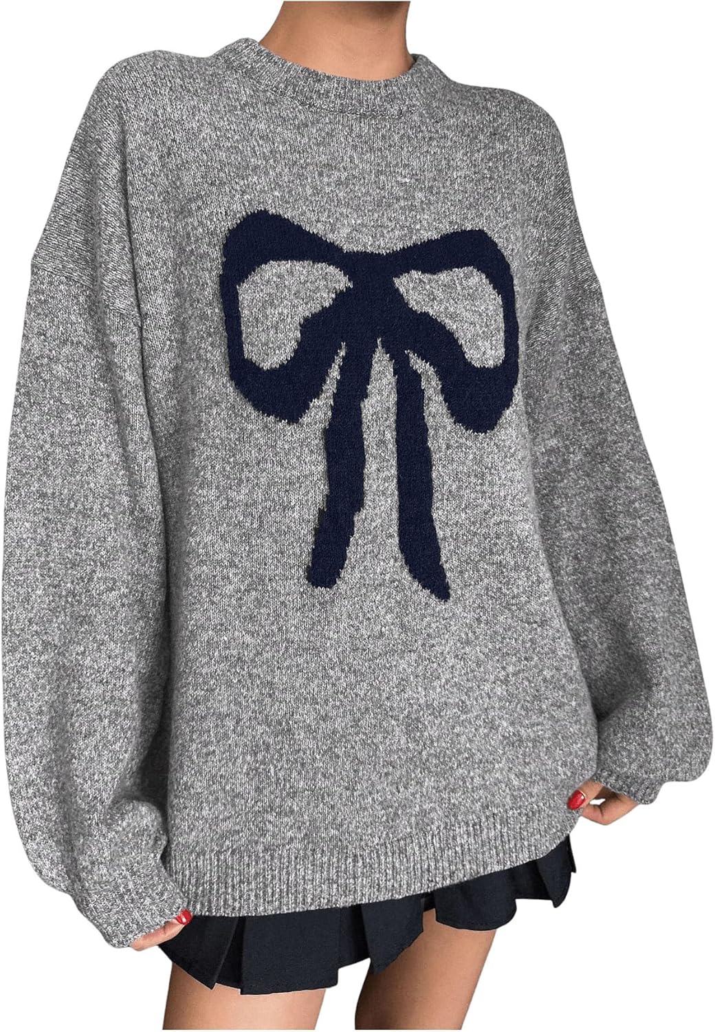 Bayline™ | Strik-Knoop Oversized Gebreide Trui