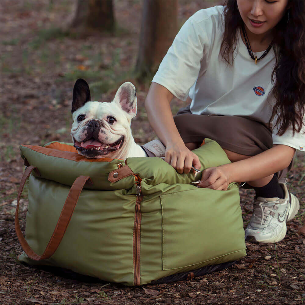Bayline™ | Deluxe Faux Leer Hond Stoelverhoger Bed