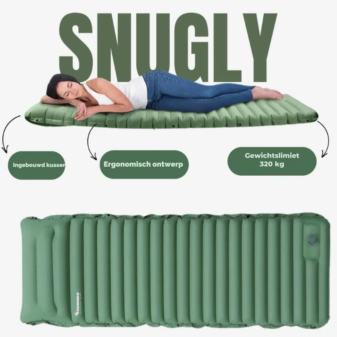 Bayline™ | Groene Wolk Ultra Comfort Slaapmat