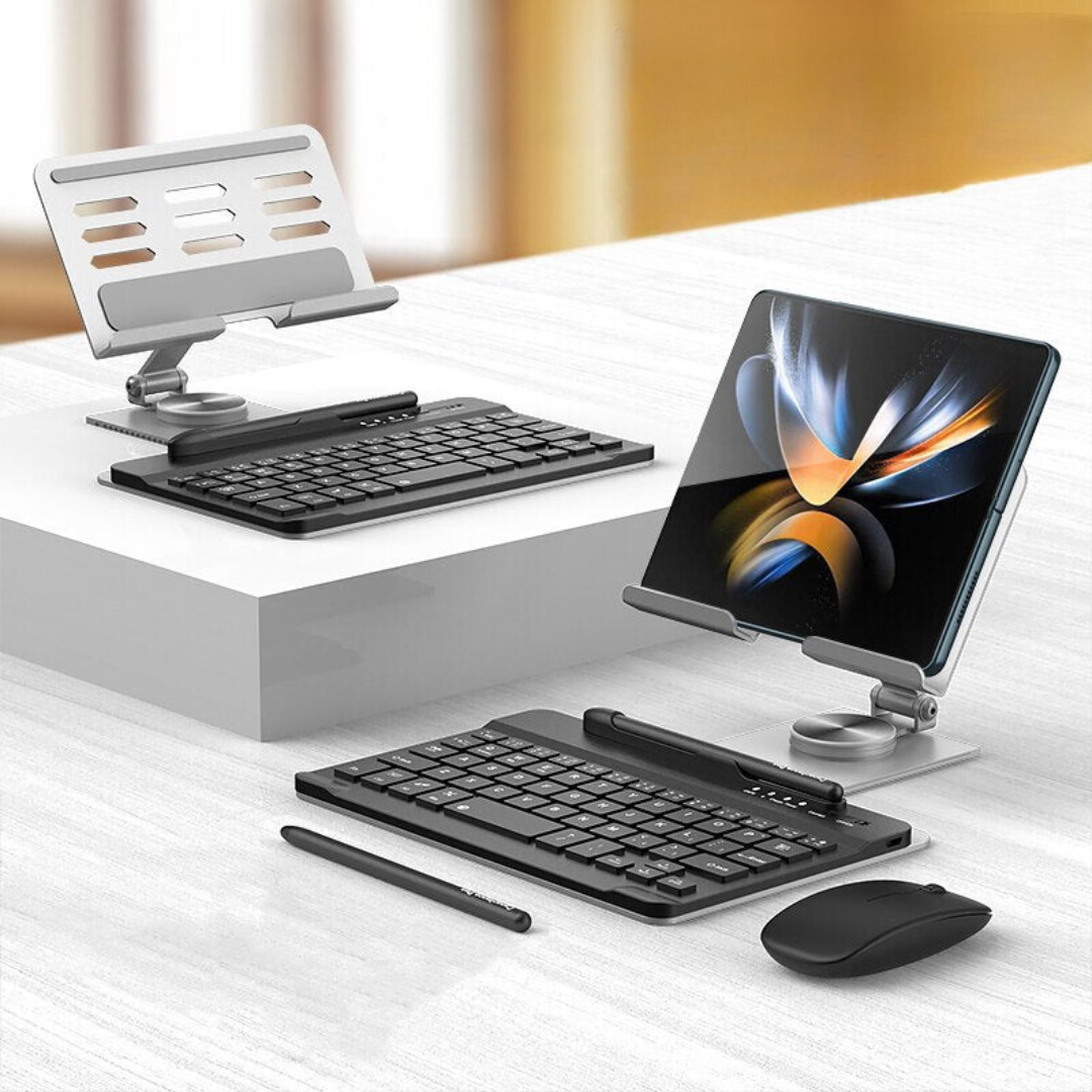Bayline™ | Bureaustandaard en Bluetooth-Toetsenbord Voor Samsung Galaxy Z Fold Series
