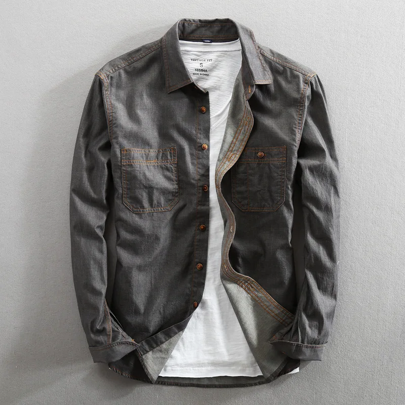 Bayline™ | Katoenen Shirt Met Lange Mouwen
