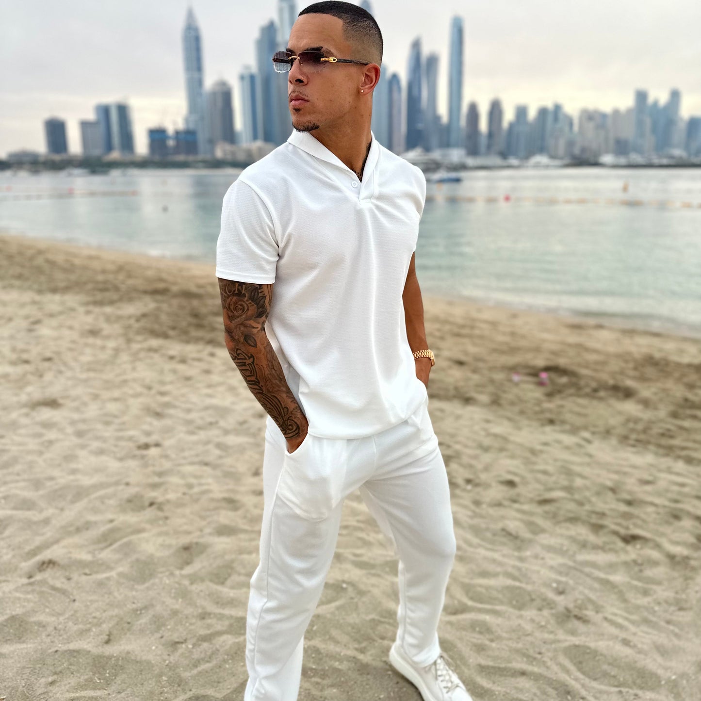 Bayline™ | Azure Vacation Set - Top en Broek voor Mannen