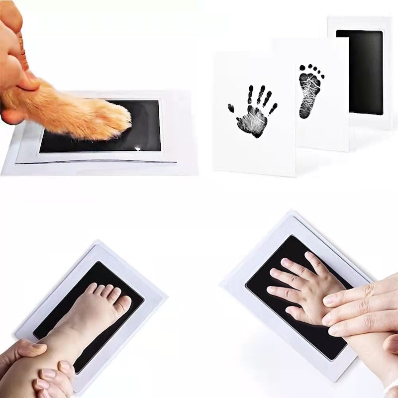 Baby hand- en voetprint inktkussen set