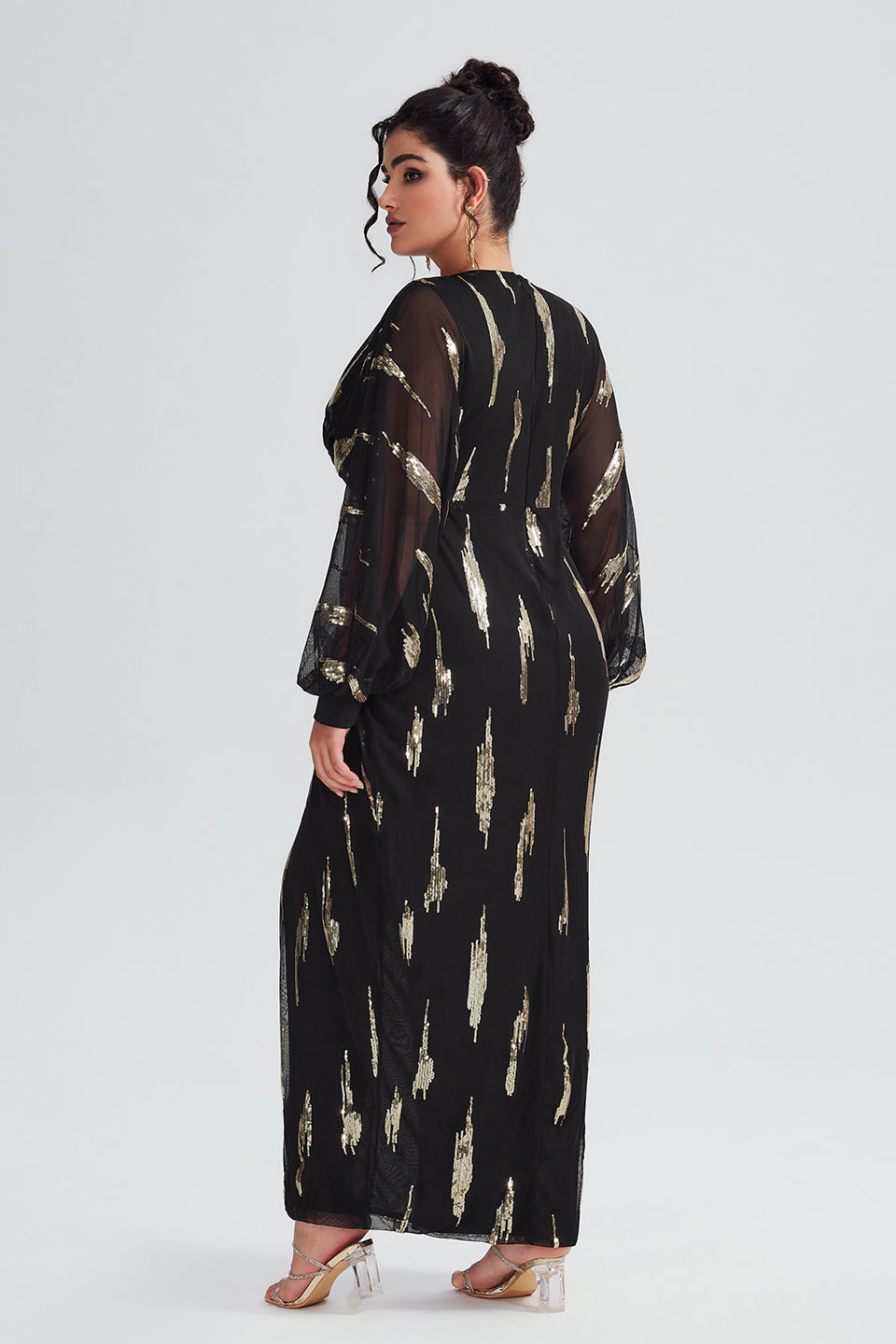 Bayline™ |  Curveins Plus Size Paillettenjurk