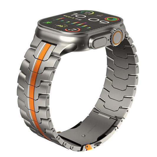 FlexTitan™ band voor Apple Watch | Voeg een vleugje luxe toe: waar stijl en duurzaamheid samenkomen.