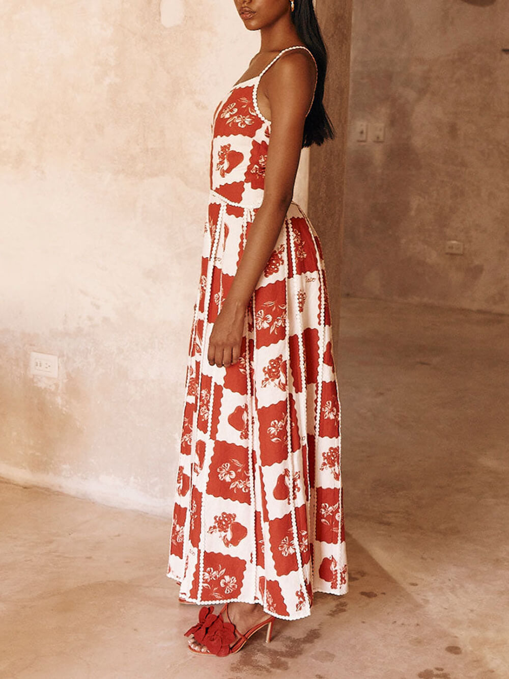 Bayline™ | Maxi Jurk Met Bloemen