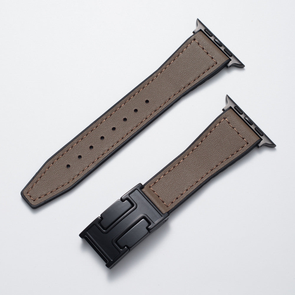 Bayline™ | Leren Magnetisch Gespbandje Voor Apple Watch