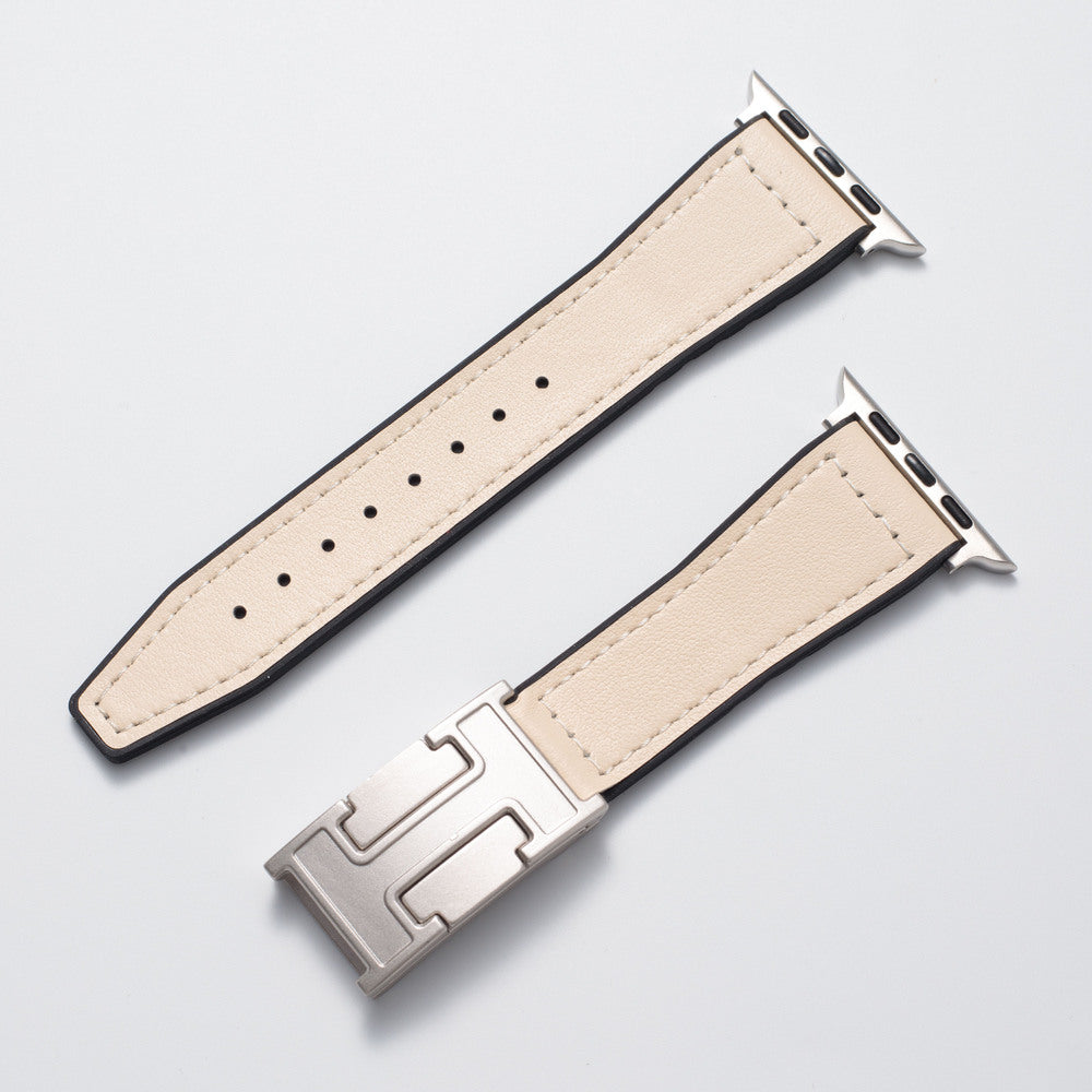 Bayline™ | Leren Magnetisch Gespbandje Voor Apple Watch