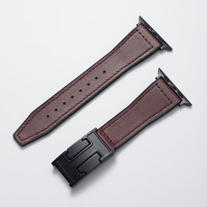 Bayline™ | Leren Magnetisch Gespbandje Voor Apple Watch