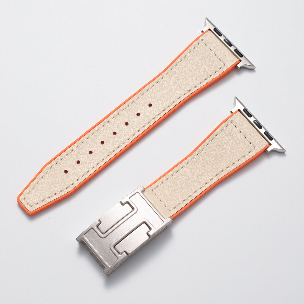 Bayline™ | Leren Magnetisch Gespbandje Voor Apple Watch