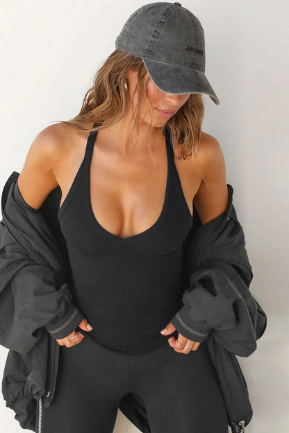 Bayline™ | Diepe V-Hals Tanktop