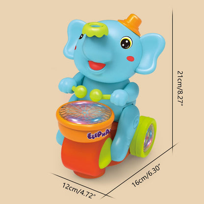 Bayline™ |  Muzikale Wandelende Olifant Trommelaar