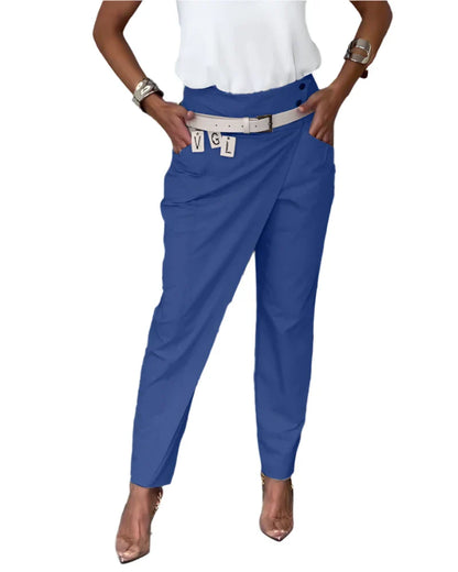 Elina™ | Patchworkbroek met riem