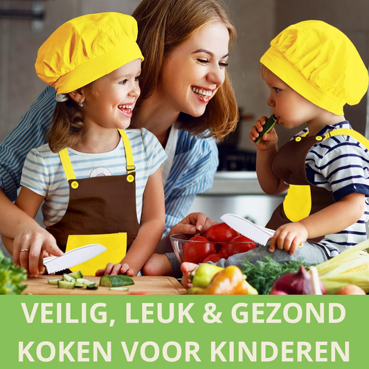 Kinder Kookset | Jonge chefs veilig laten meekoken!