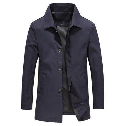 Bayline™ | Heren Lange Winddichte Fleece Jas