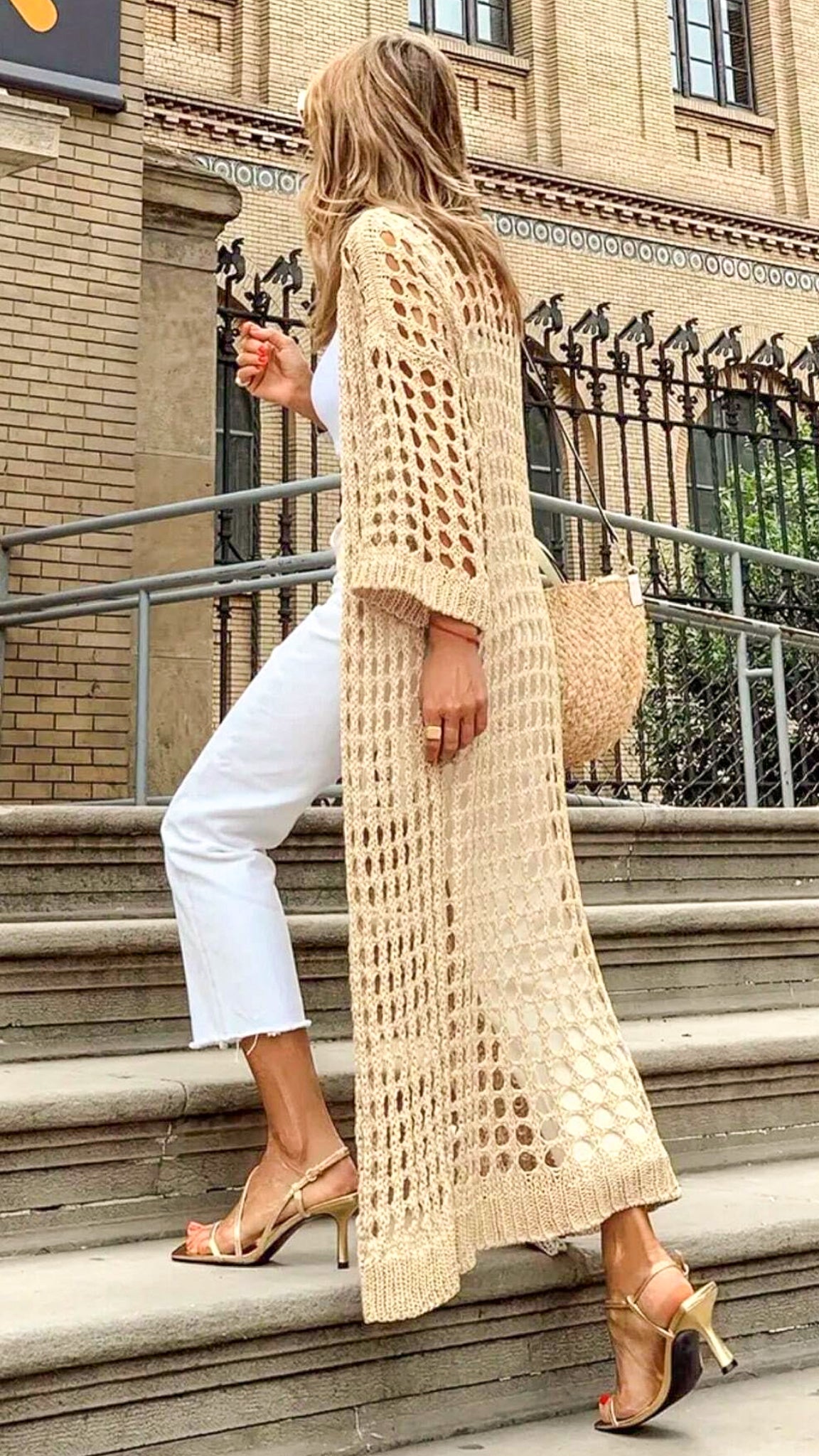 Bayline™ |  Mesh Vest Met Lange Mouwen Khaki