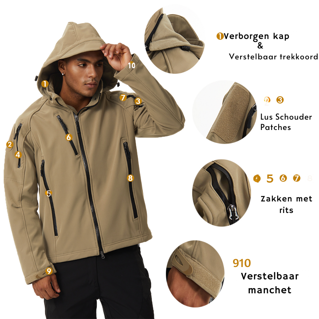 Bayline™ | Tactisch Militair Waterdicht Buitenjasje