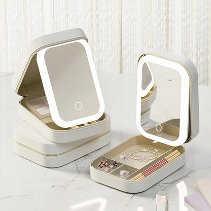 Bayline™ | Waterdichte Led Make-up Tas Met Spiegel