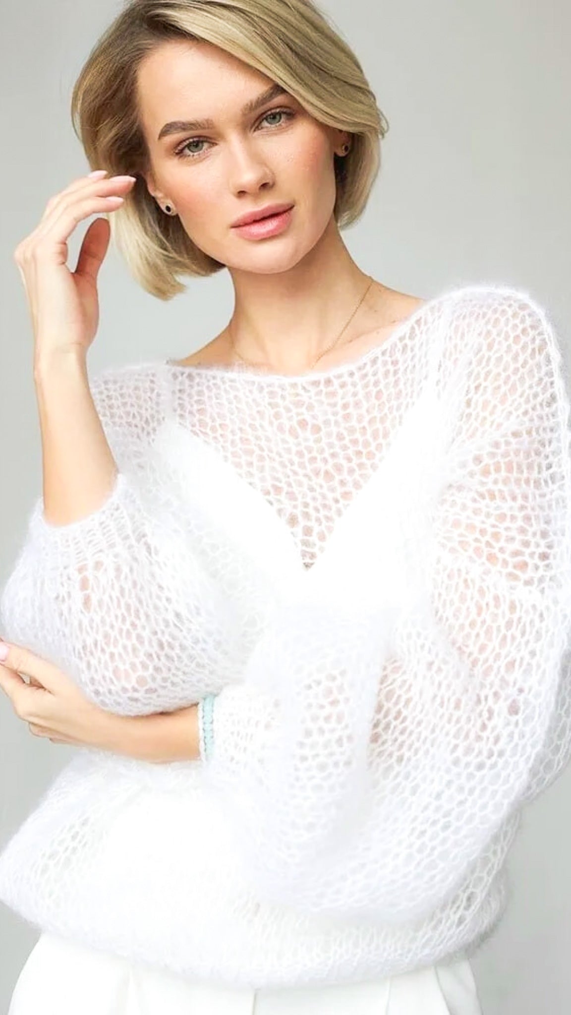 Bayline™ | Mesh Gebreide Pullover