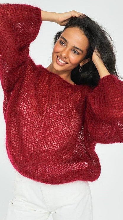 Bayline™ | Mesh Gebreide Pullover