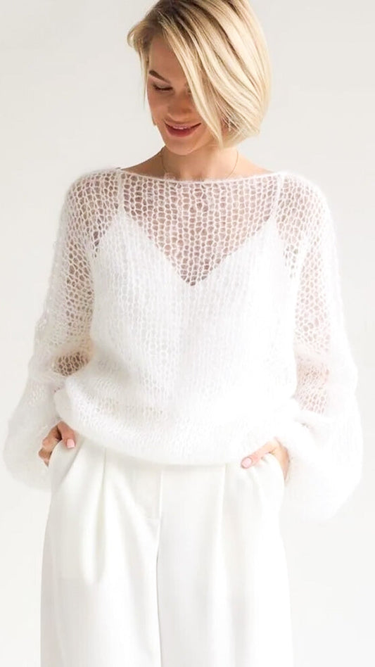 Bayline™ | Mesh Gebreide Pullover