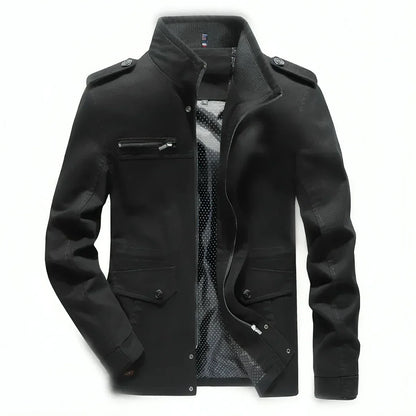 Bayline™ | Staande Kraag Militaire Stijl Jas