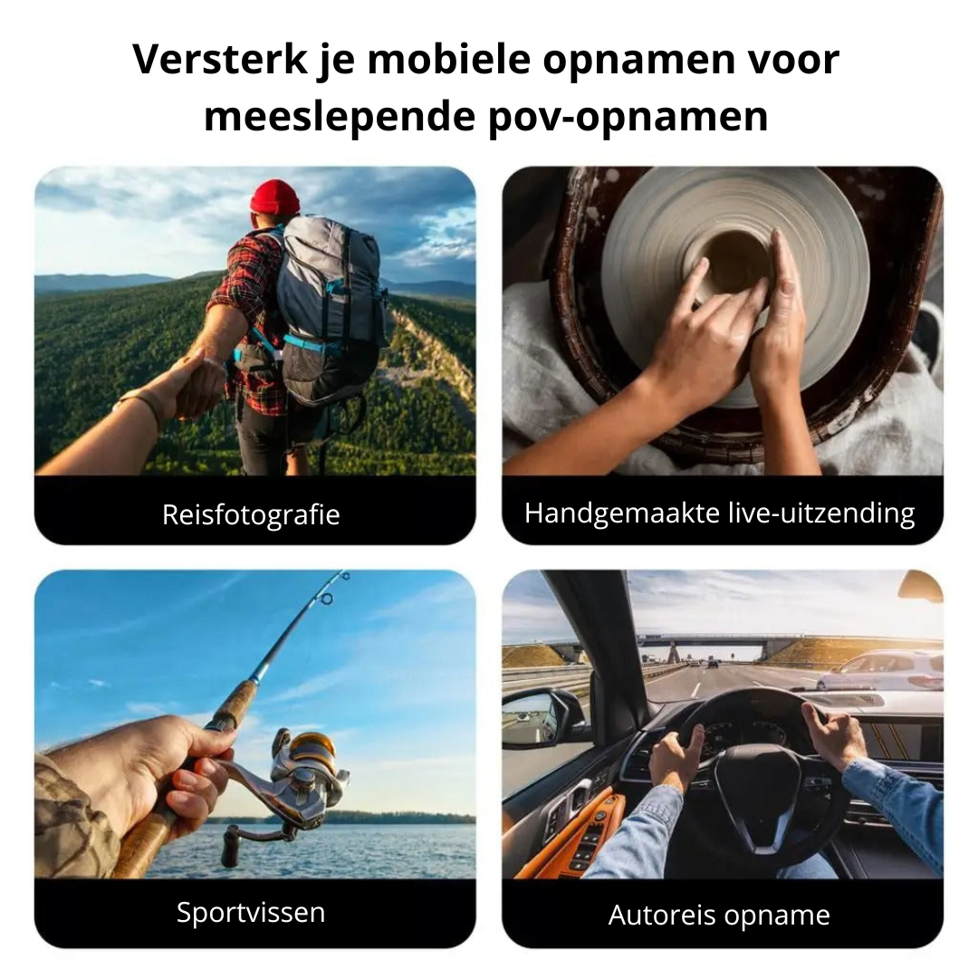 FlexiMount™ | Magnetische smartphone nekbeugel