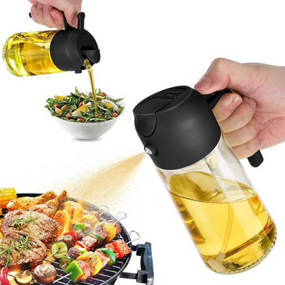 EcoSpritz™ glazen oliespuitfles| Geen rommel en overbodige plastic flessen olie meer!