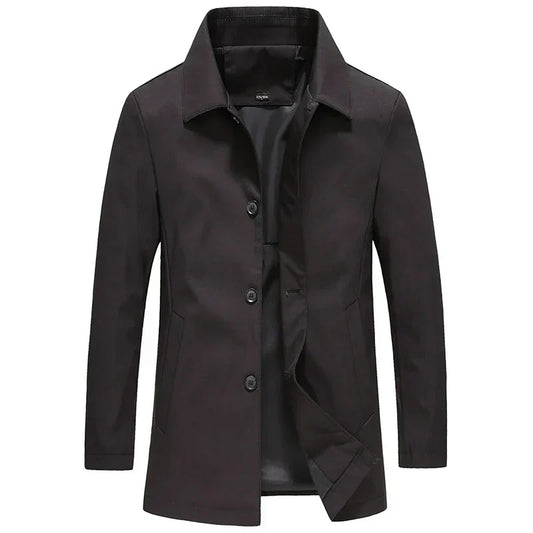 Bayline™ | Heren Lange Winddichte Fleece Jas