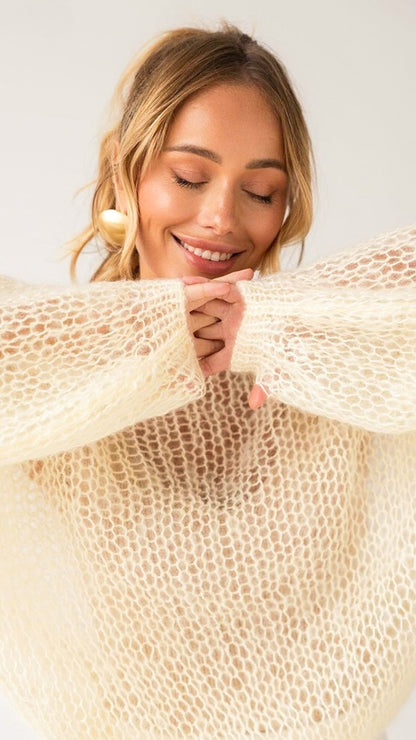 Bayline™ | Mesh Gebreide Pullover