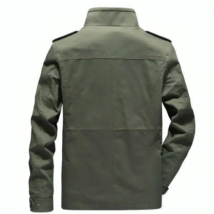 Bayline™ | Staande Kraag Militaire Stijl Jas