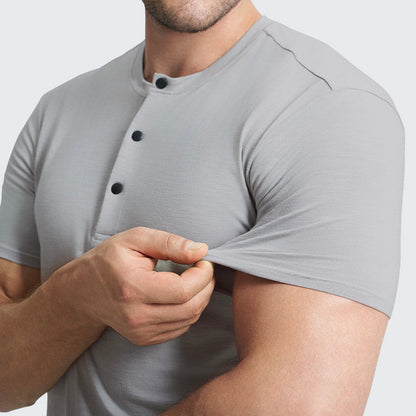 Bayline™ | Bamboe Henley T-Shirt