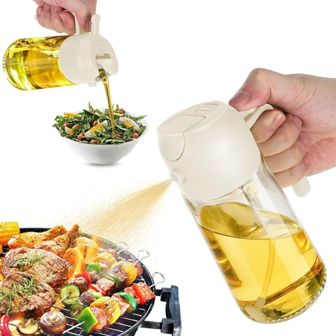 EcoSpritz™ glazen oliespuitfles| Geen rommel en overbodige plastic flessen olie meer!