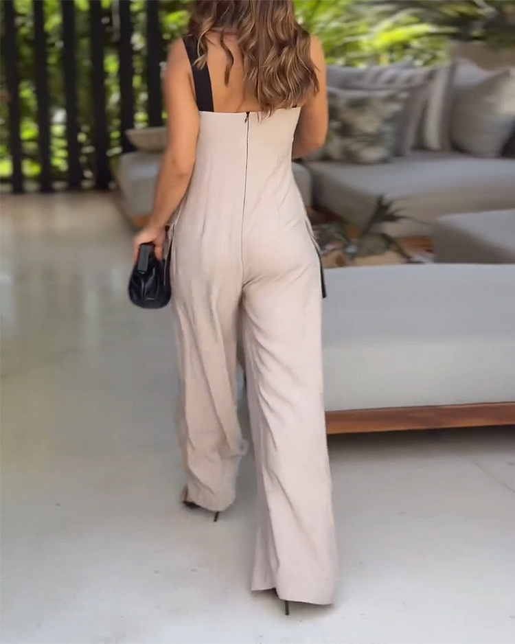 Bayline™ | Mouwloze Jumpsuit Met Zakken