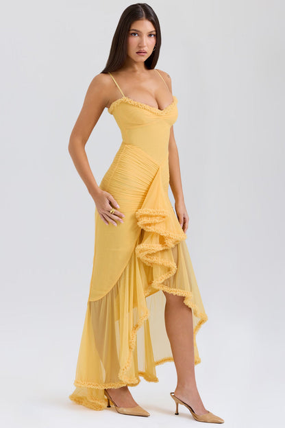 Bayline™ | Kriss Maxi Dress Geel