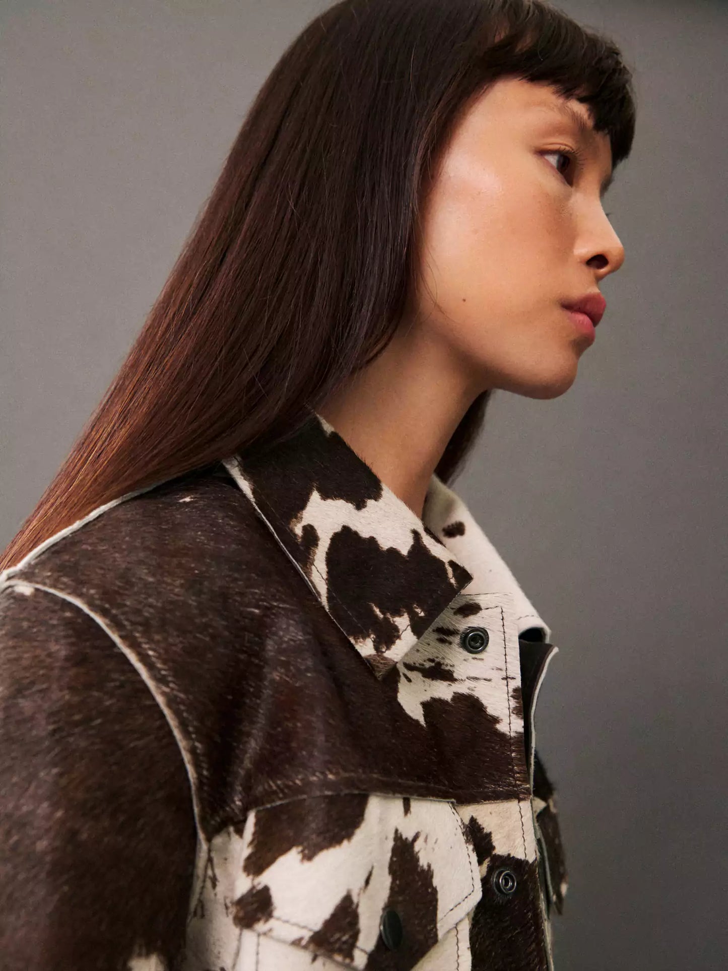 Bayline™ | Faux Bontjas Met Koeienprint