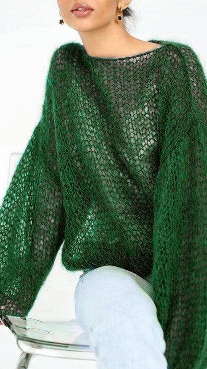 Bayline™ | Mesh Gebreide Pullover