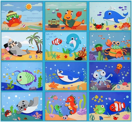 Bayline™ | 3D Sticker Puzzels (12 Vellen)