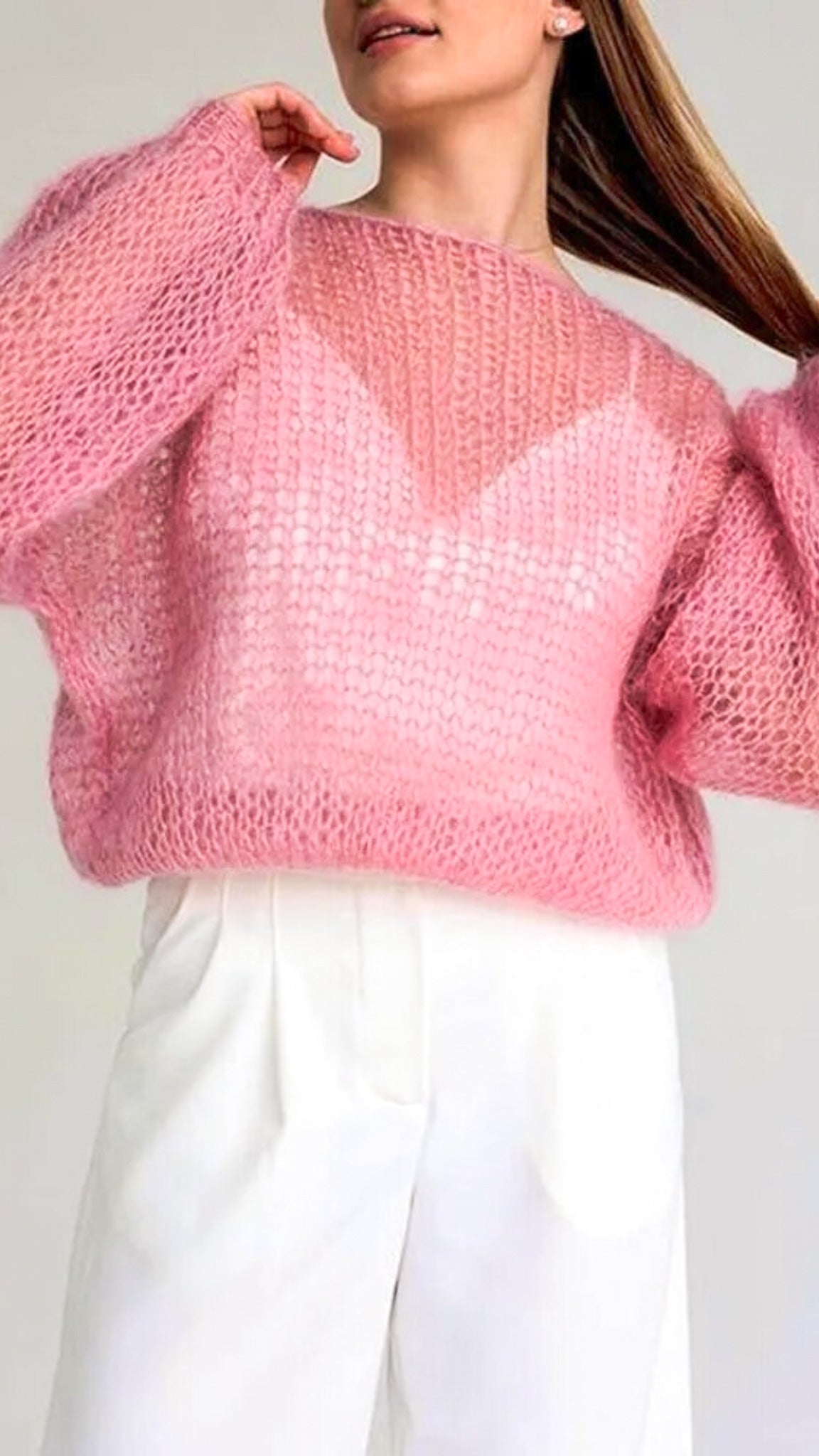 Bayline™ | Mesh Gebreide Pullover